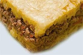 Pastelon de Amarillos (Yellow Plantain and Meat Pie)
