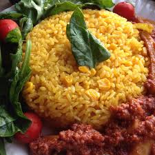 Arroz Amarillo Y Maiz (Yellow Rice and Corn)