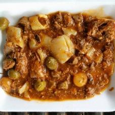 Gandinga De Cerdo (Pork Liver, Kidney, and Heart Stew)